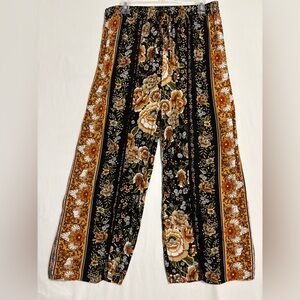 Rusttydustty Wide Leg Wrap Pant Womens OXL Boho Genie‎ Festival Whimsy Fairy